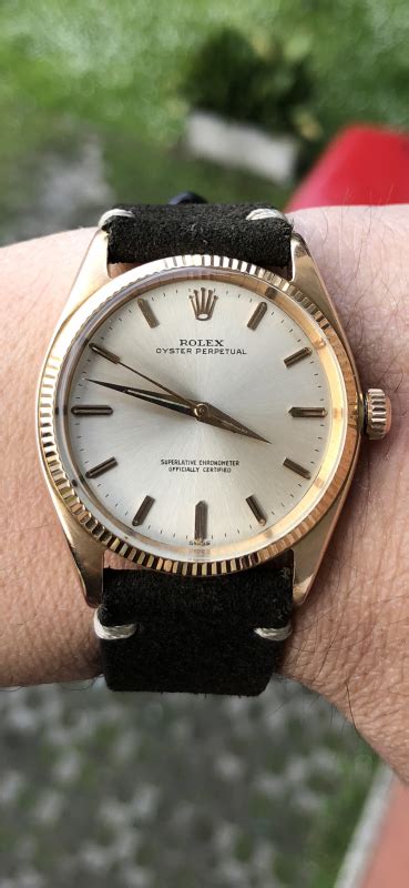 Vendo Rolex Oyster perpetual oro/acc. ref 1005 stupendo